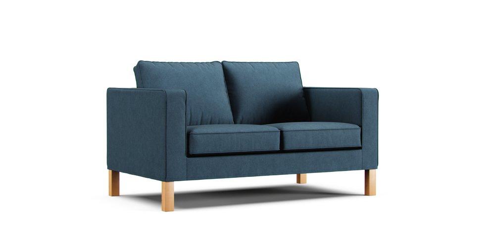 Karlanda 2 Seater Sofa Cover - Care+ Tweed Teal