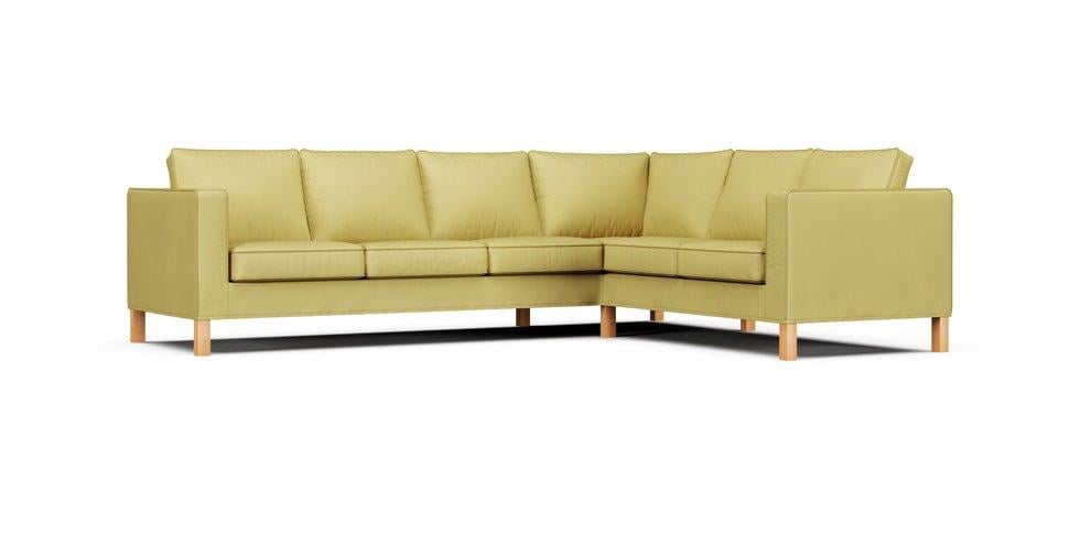 Karlanda Corner Sofa Cover - Care+ Tweed Amber