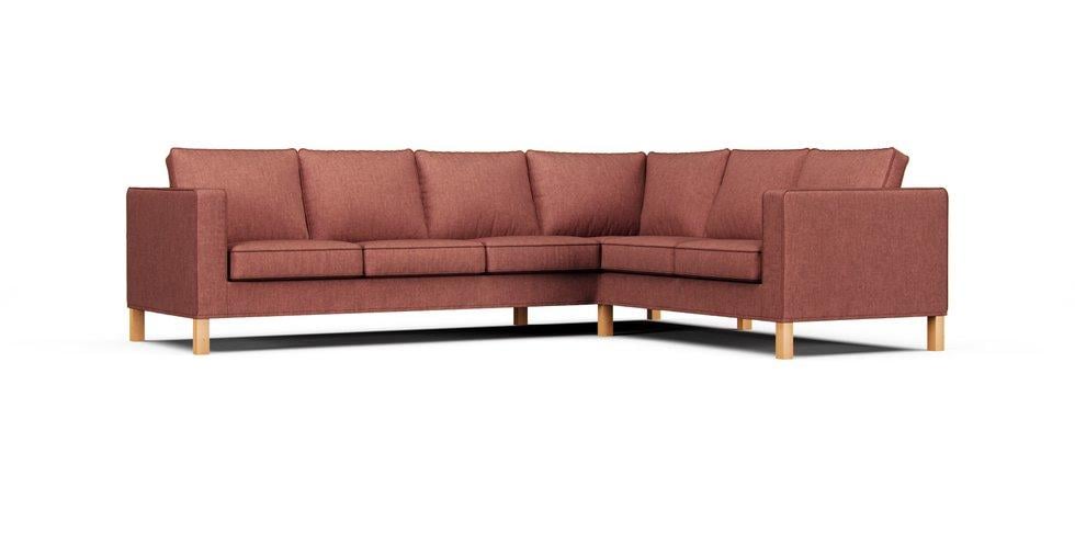 Karlanda Corner Sofa Cover - Care+ Tweed Sunset