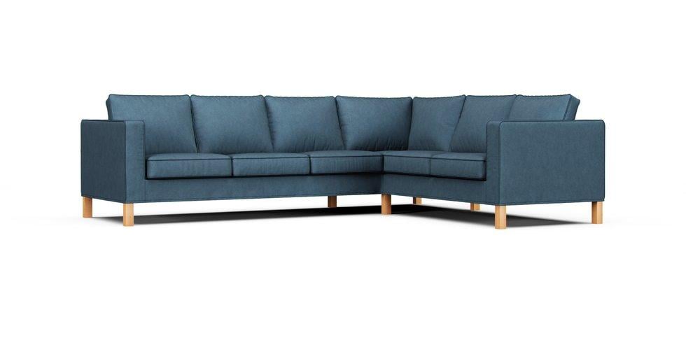 Karlanda Corner Sofa Cover - Care+ Tweed Teal