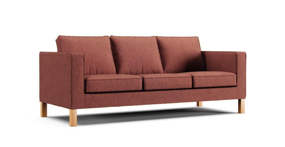 Karlanda 3 Seater Sofa Cover - Care+ Tweed Sunset