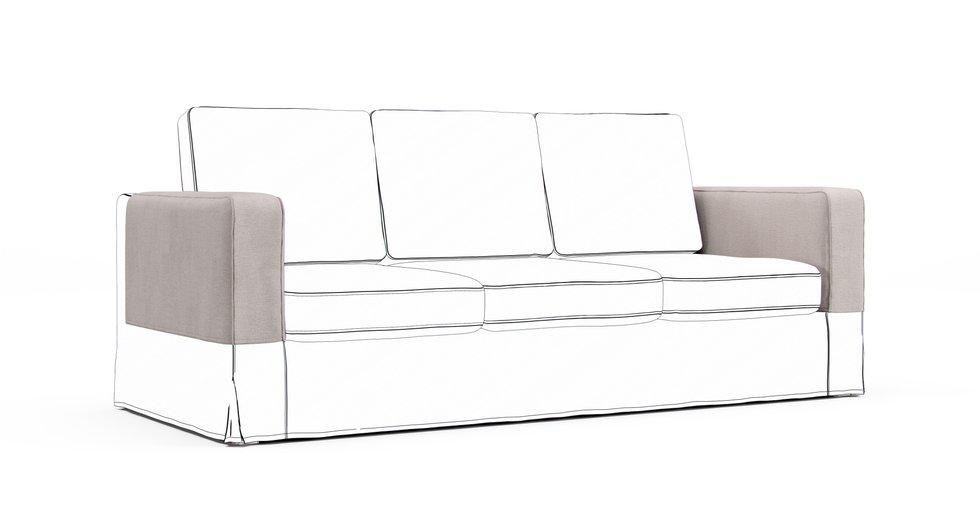 Karlanda Armrest Protector Covers — Add On - Mod Chenille Mist