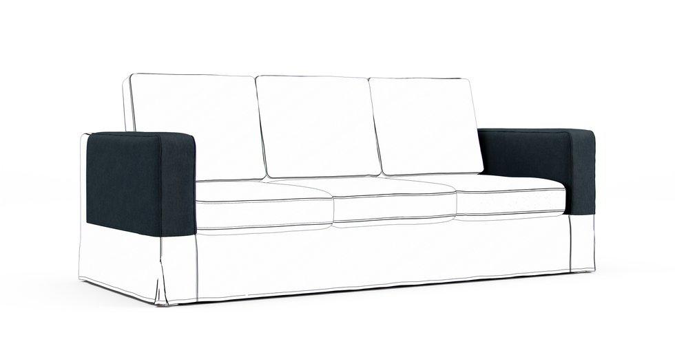 Karlanda Armrest Protector Covers — Add On - Everyday Weave Teal