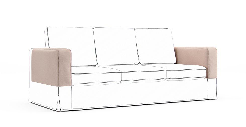 Karlanda Armrest Protector Covers — Add On - Signature Microfiber Sand