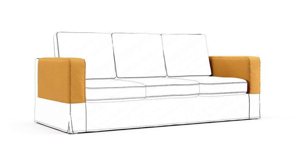 Karlanda Armrest Protector Covers — Add On - Mod Boucle Amber