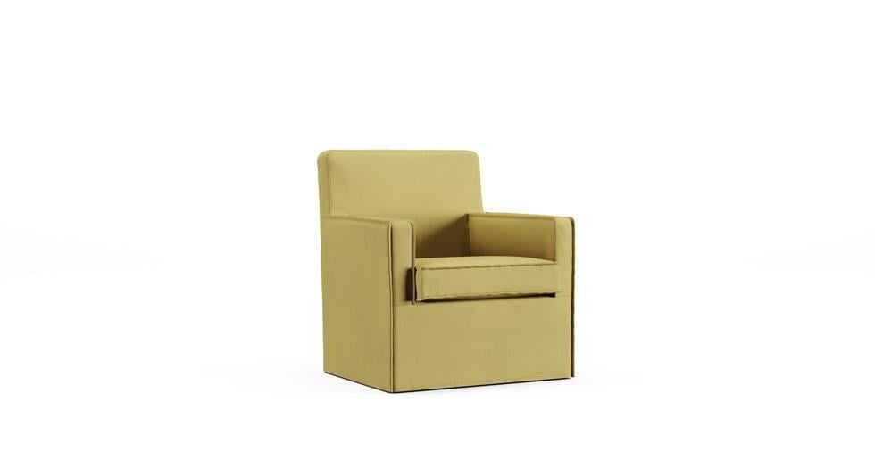 Karlstad Armchair (Small) Cover - Care+ Tweed Amber