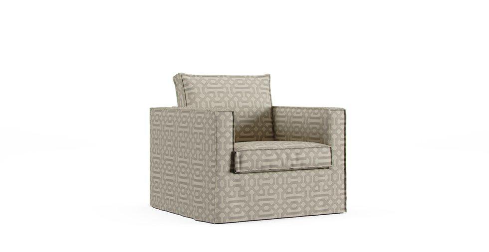 Sunbrella® Fretwork Pewter