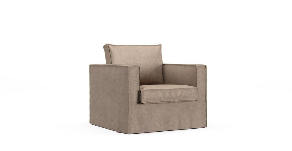 Mod Basketweave Flax