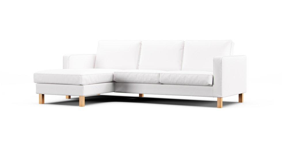 Karlstad Loveseat with Chaise Cover