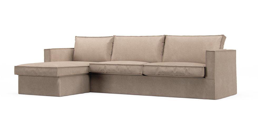 Mod Basketweave Flax