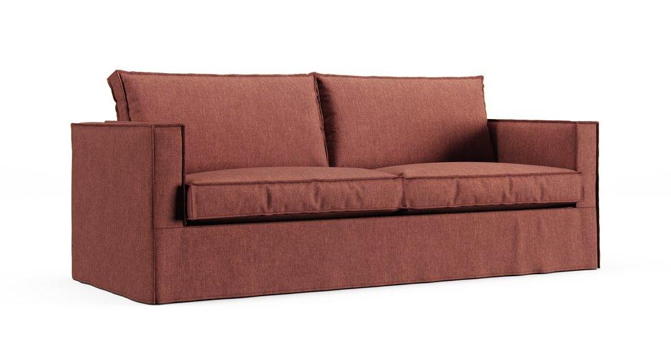 Karlstad 3 Seater Sofa Cover - Care+ Tweed Sunset