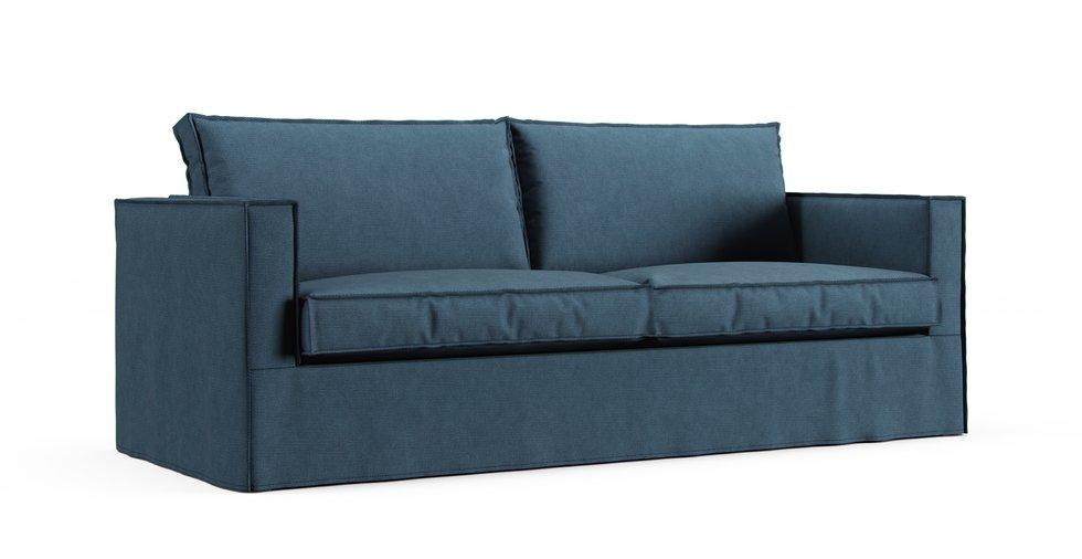 Karlstad 3 Seater Sofa Cover - Care+ Tweed Teal