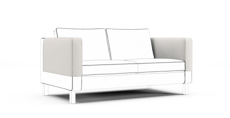 Karlstad Armrest Protector Covers — Add On - Everyday Weave Cream