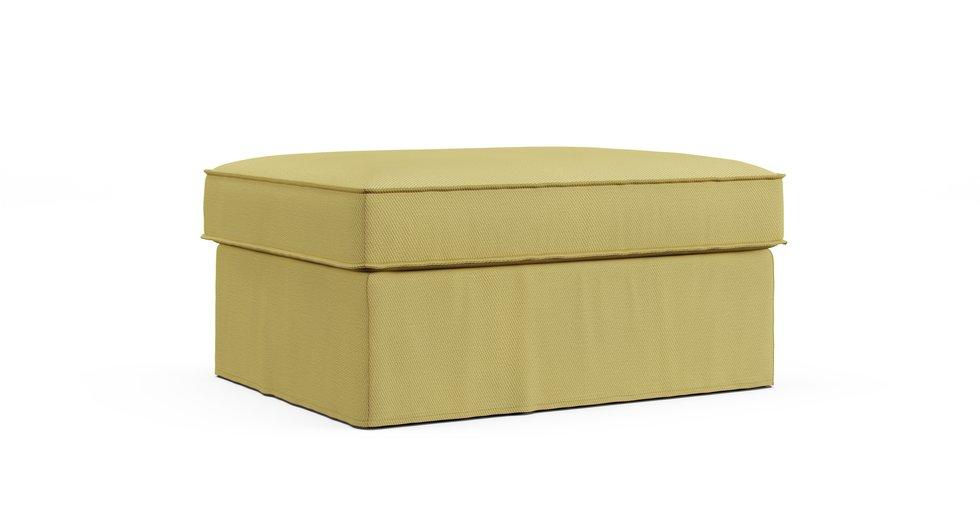 Kivik Footstool Cover - Care+ Tweed Amber