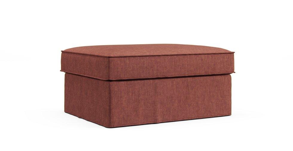 Kivik Footstool Cover - Care+ Tweed Sunset