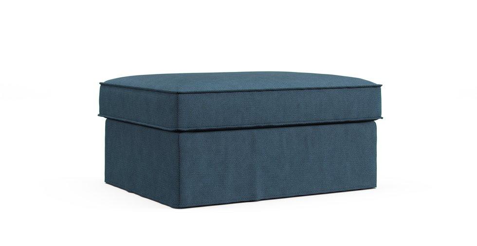 Kivik Footstool Cover - Care+ Tweed Teal