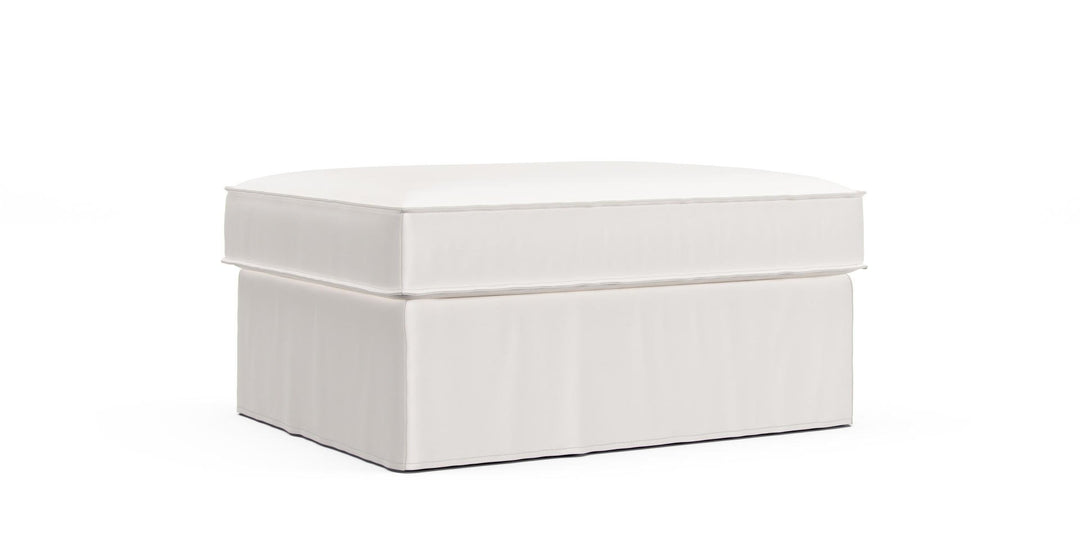 Kivik Footstool Cover - Care+ Canvas Sage