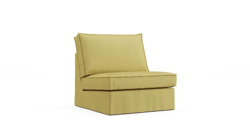 Kivik 1 Seater Sofa Cover - Care+ Tweed Amber