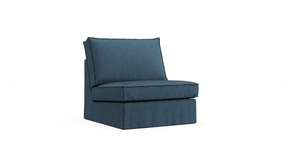 Kivik 1 Seater Sofa Cover - Care+ Tweed Teal
