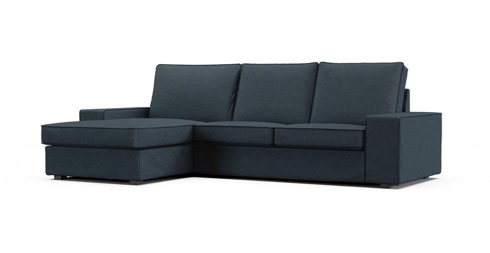 IKEA Kivik シーヴィク寝椅子付き2人掛け用オーダーソファカバー