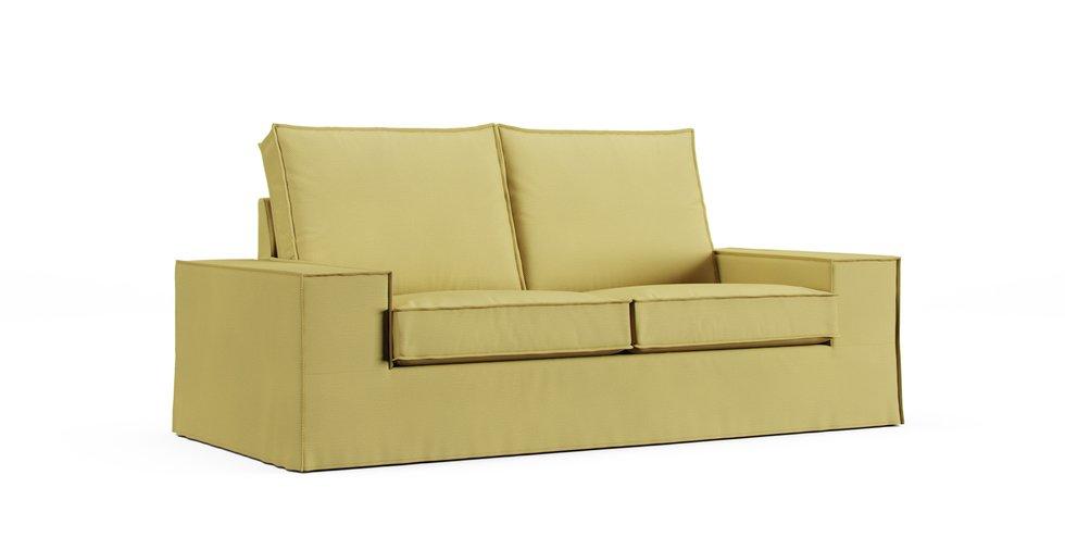 Housse de canapé Kivik 2 places - Care+ Tweed Amber