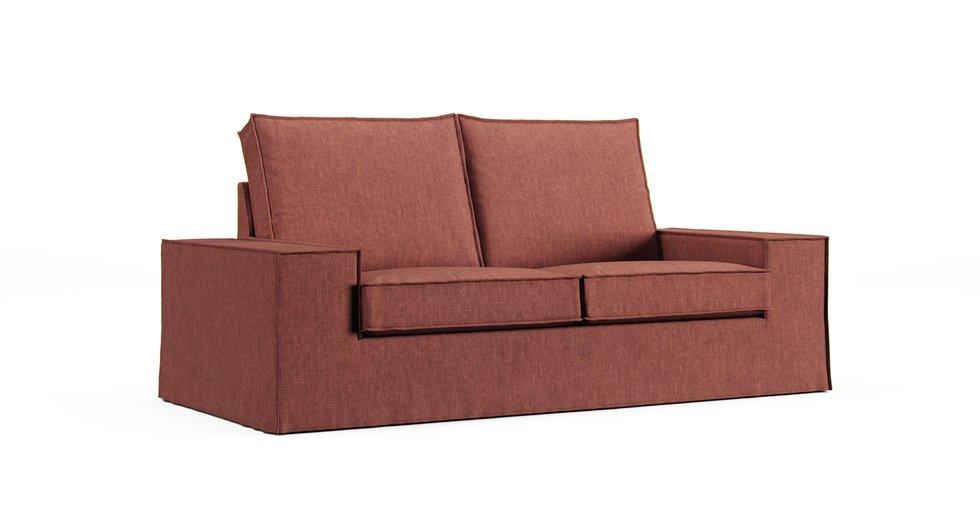 Housse de canapé Kivik 2 places - Care+ Tweed Sunset