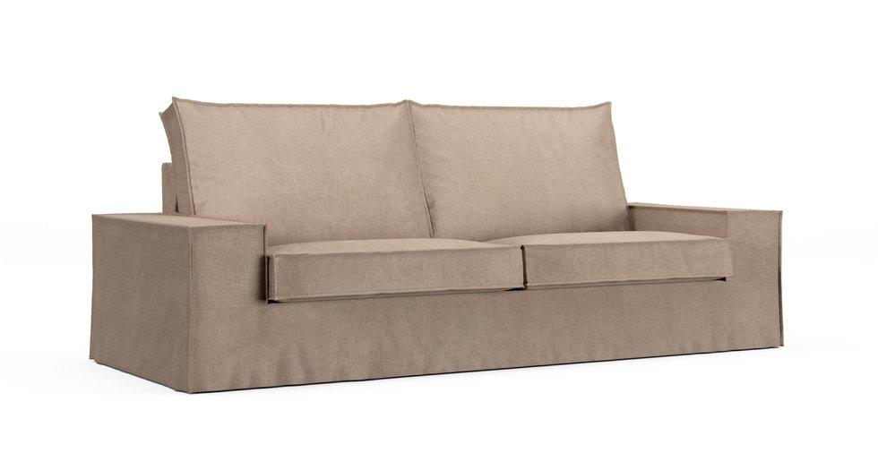 Mod Basketweave Flax