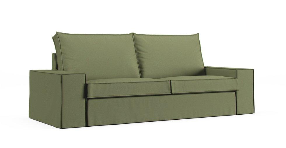Kivik Sofa Bed Cover - Care+ Canvas Sage