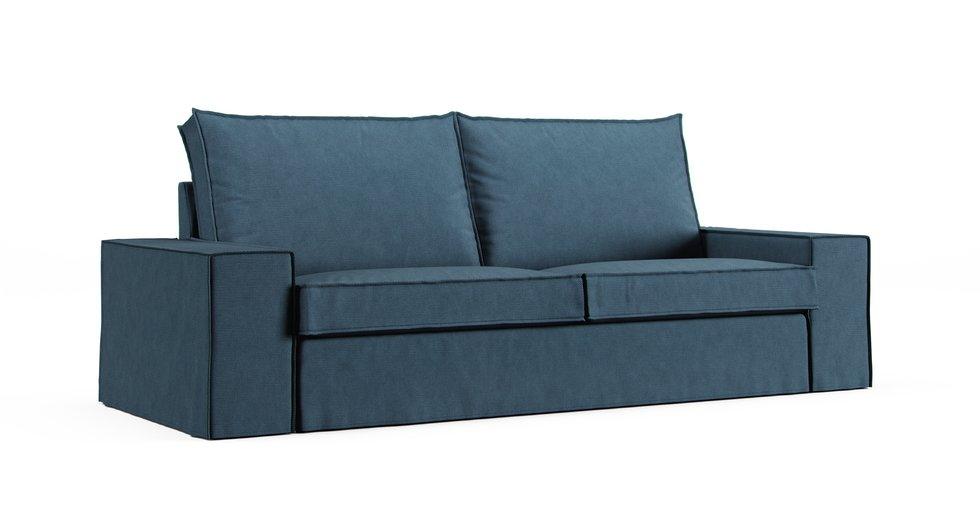 Kivik Sofa Bed Cover - Care+ Tweed Teal