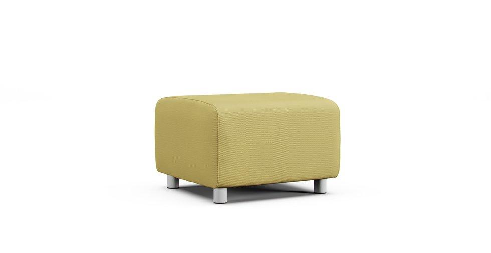 Klippan Footstool Cover - Care+ Tweed Amber