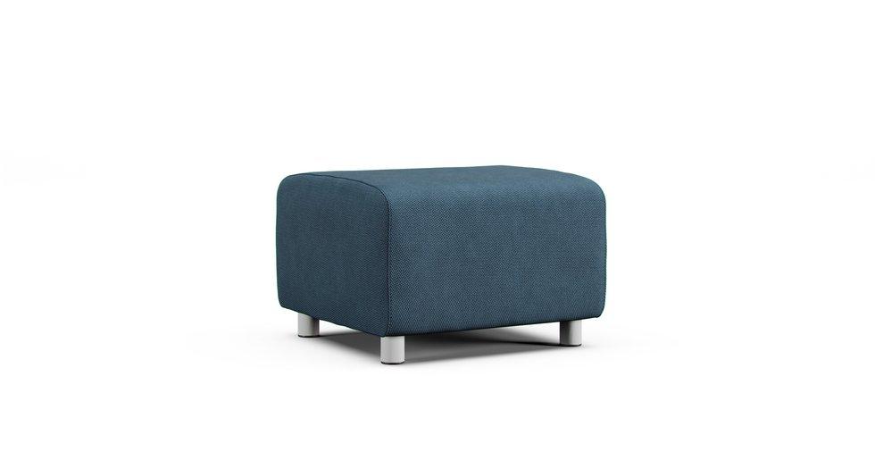 Klippan Footstool Cover - Care+ Tweed Teal