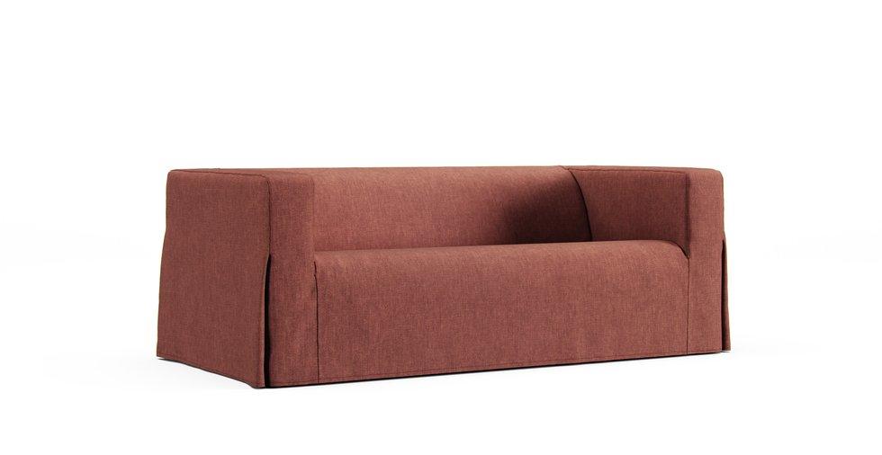 Klippan 2 Seater Sofa Cover - Care+ Tweed Sunset