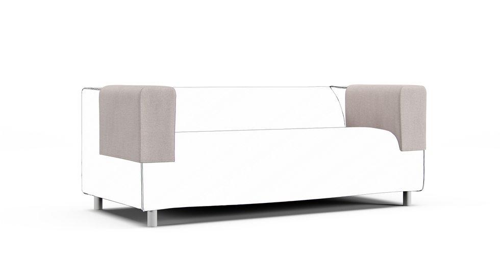 Klippan Armrest Protector Covers — Add On - Mod Chenille Mist