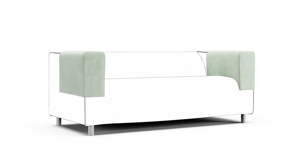 Klippan Armrest Protector Covers — Add On - Classic Velvet Mint