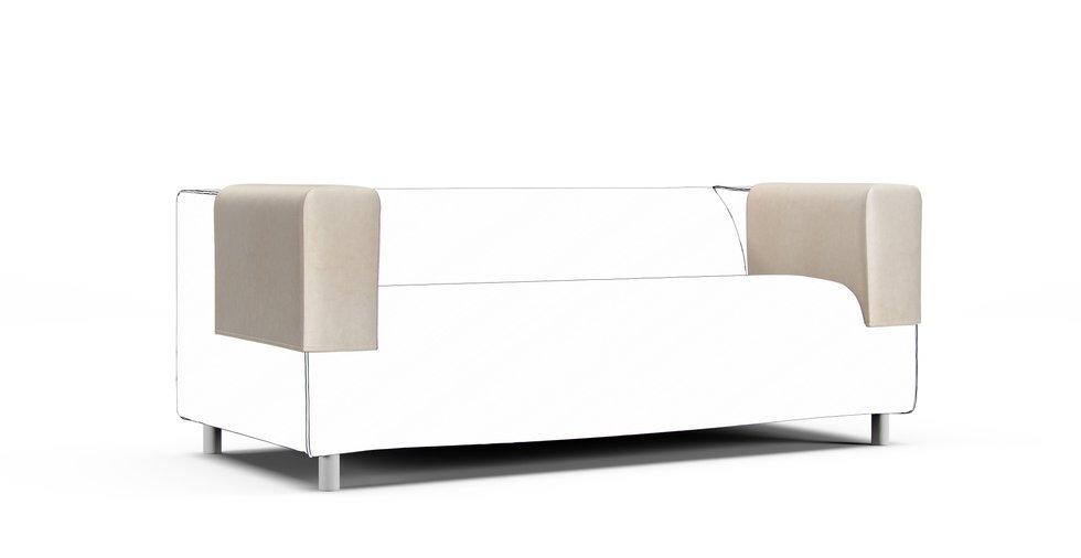 Klippan Armrest Protector Covers — Add On - Signature Velvet Cream