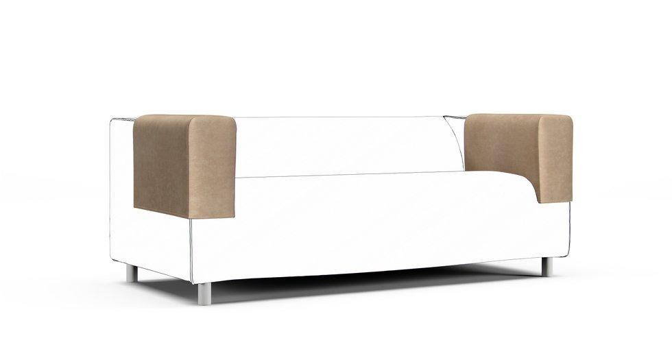 Klippan Armrest Protector Covers — Add On - Signature Velvet Sand