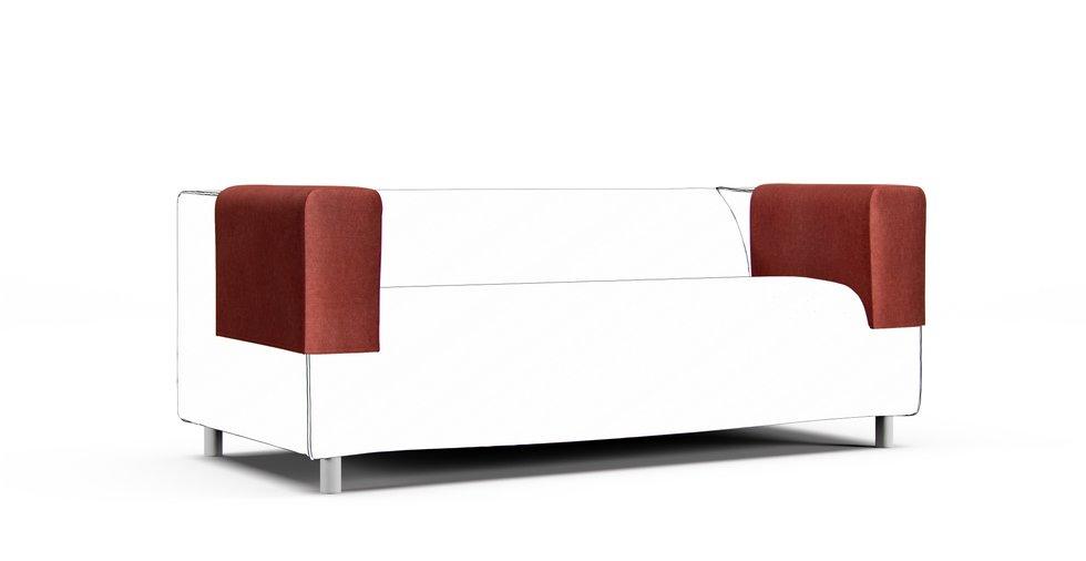 Klippan Armrest Protector Covers — Add On - Signature Velvet Sunset