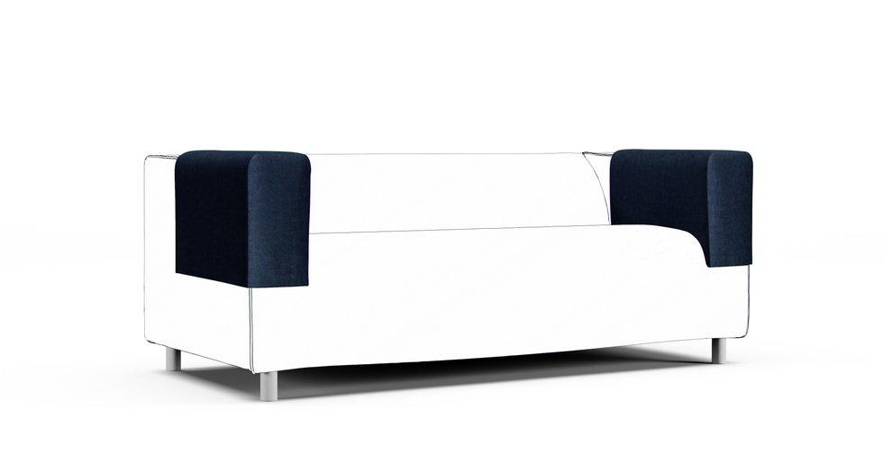 Klippan Armrest Protector Covers — Add On - Signature Velvet Midnight