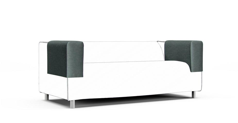 Klippan Armrest Protector Covers — Add On - Signature Velvet Eucalyptus