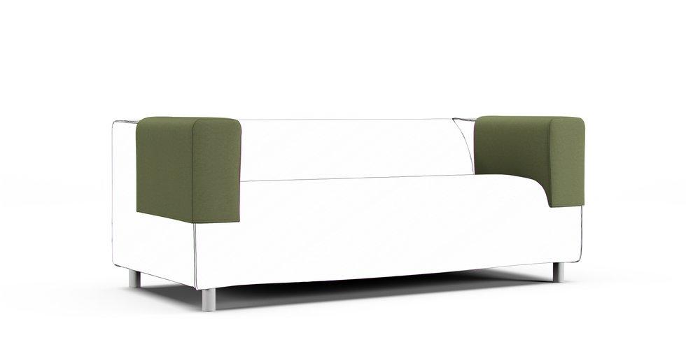 Klippan Armrest Protector Covers - Care+ Canvas Sage