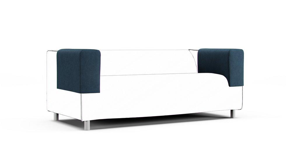 Klippan Armrest Protector Covers - Care+ Tweed Teal