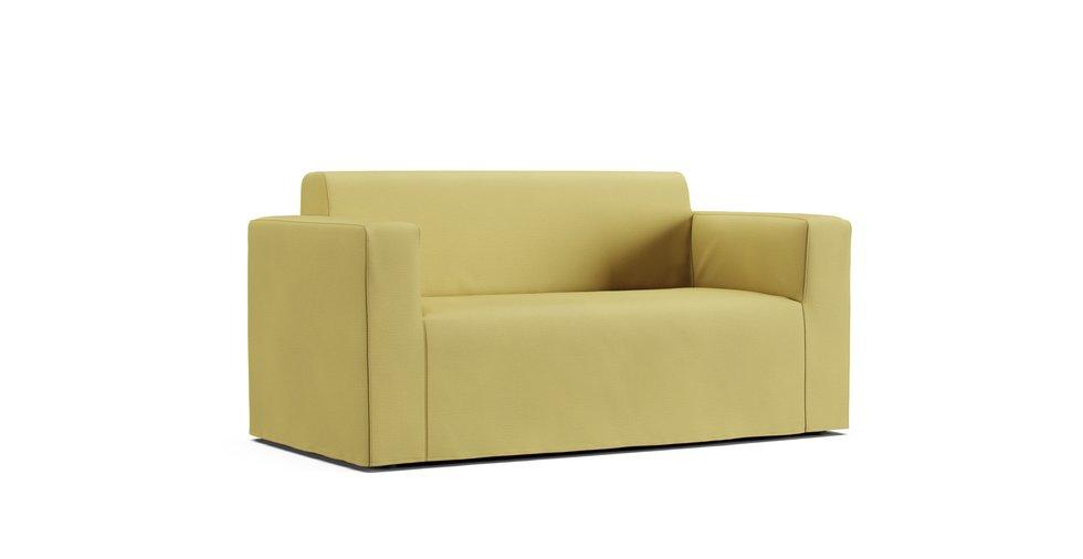 Klobo 2 Seater Sofa Cover - Care+ Tweed Amber