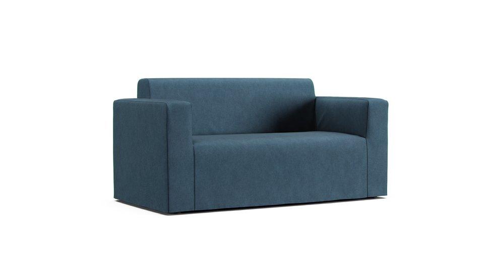 Klobo 2 Seater Sofa Cover - Care+ Tweed Teal