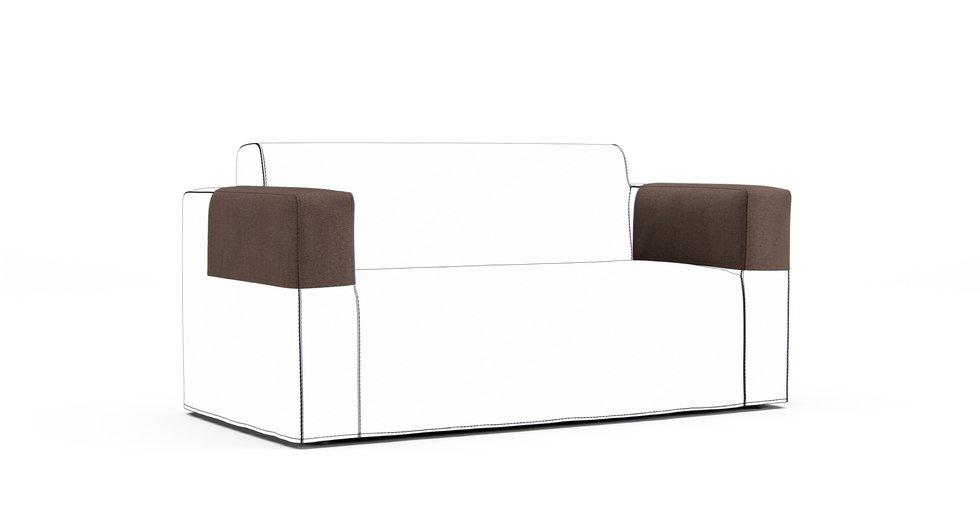 Klobo Armrest Protector Covers — Add On - Mod Chenille Espresso