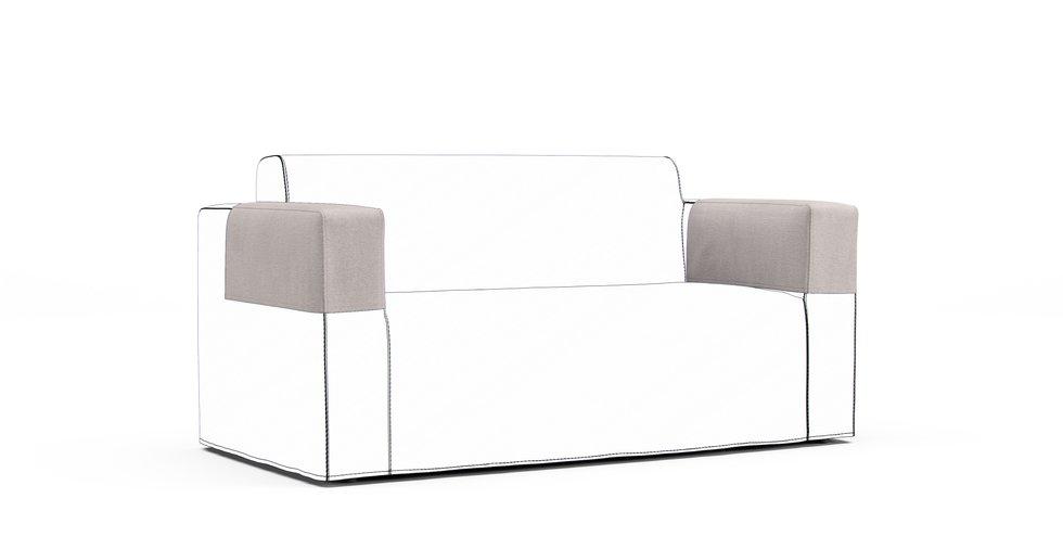 Klobo Armrest Protector Covers — Add On - Mod Chenille Mist