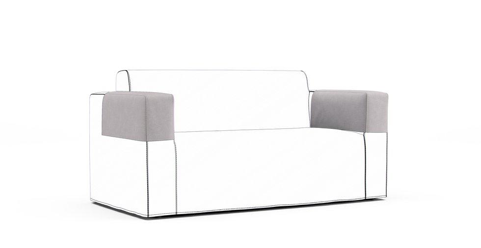 Klobo Armrest Protector Covers — Add On - Everyday Weave Pebble