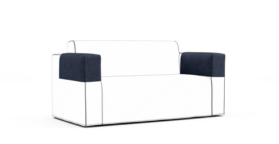 Klobo Armrest Protector Covers — Add On - Everyday Weave Navy