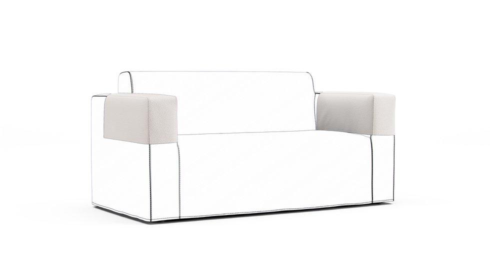 Klobo Armrest Protector Covers — Add On - Mod Boucle Cream