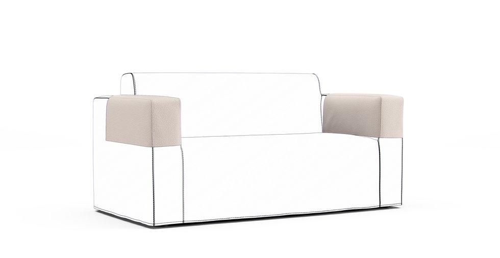 Klobo Armrest Protector Covers — Add On - Mod Boucle Oatmeal