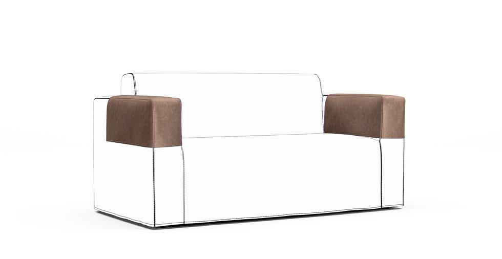 Klobo Armrest Protector Covers — Add On - Signature Velvet Hazel